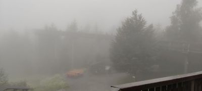 In luftiger Höhe – wir sehen, das wir nichts&nbsp;sehen!